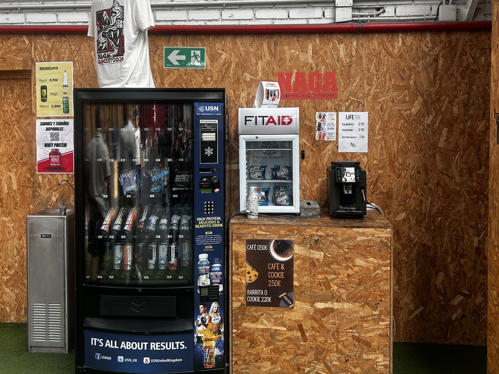 La cafetera de la recepción