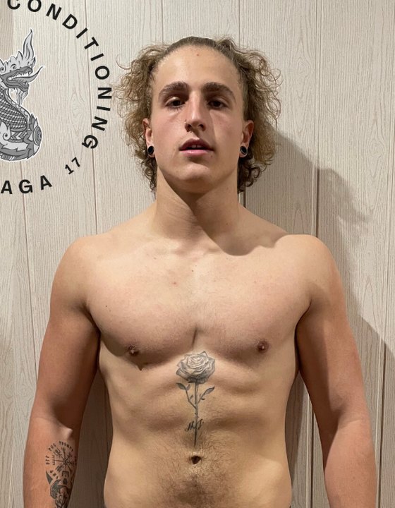 Alejandro después de 3 semanas en Naga