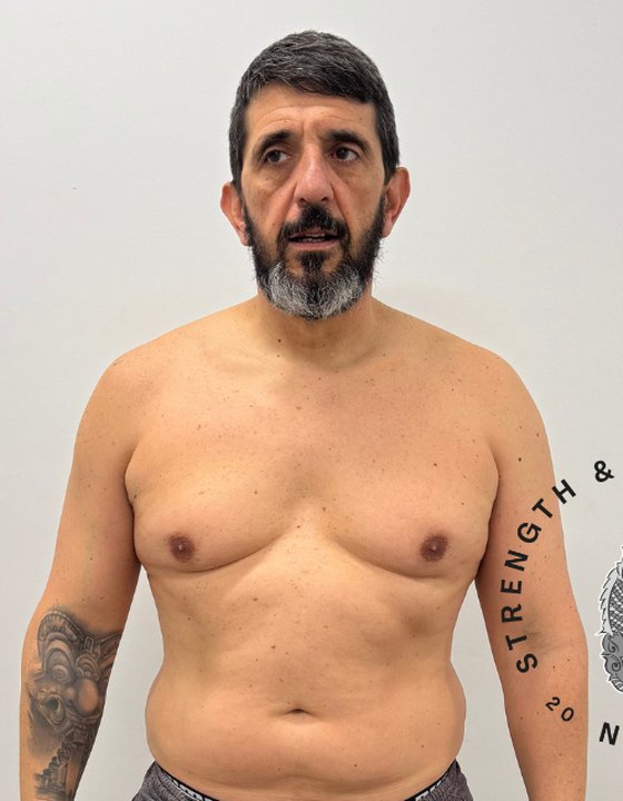 Isra antes de entrenar en Naga